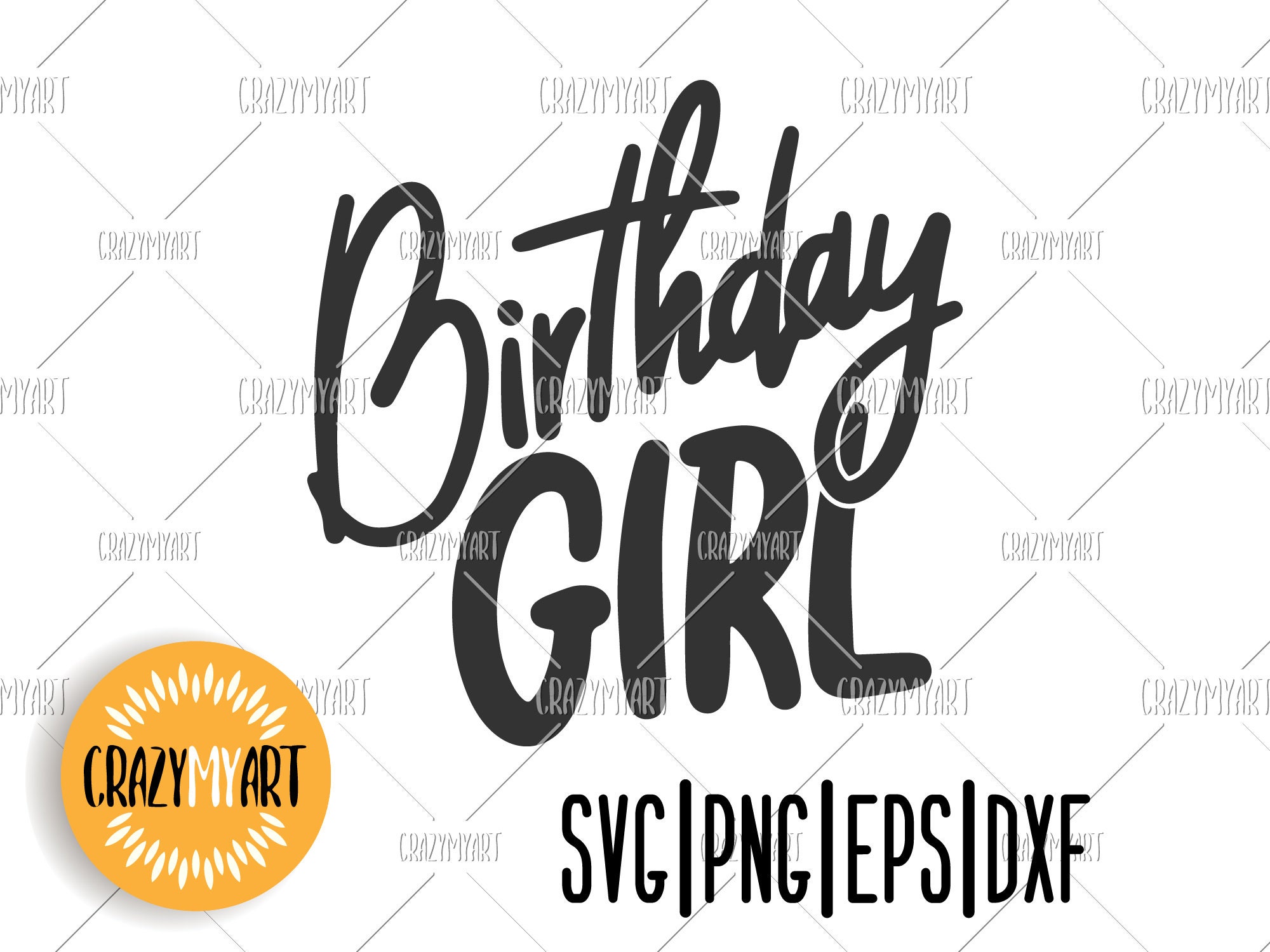 Download Birthday Girl Svg Birthday Party Svg Girls Party Cut Files For Cricut Instant Download