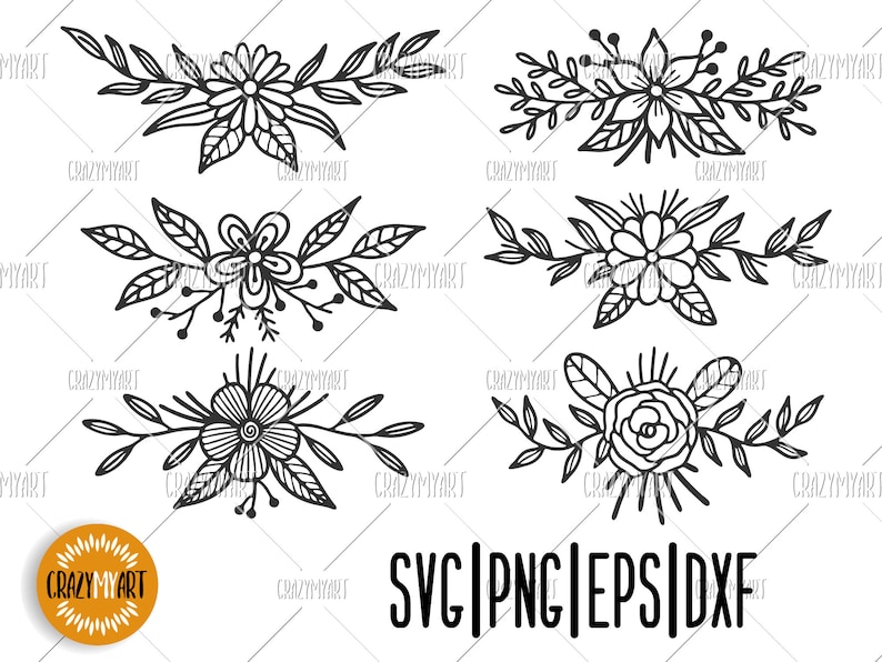 Free Free 338 Floral Accent Svg SVG PNG EPS DXF File