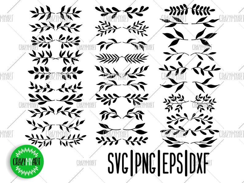 Download 30 Floral text dividers svg Text dividers bundle Dividers ...