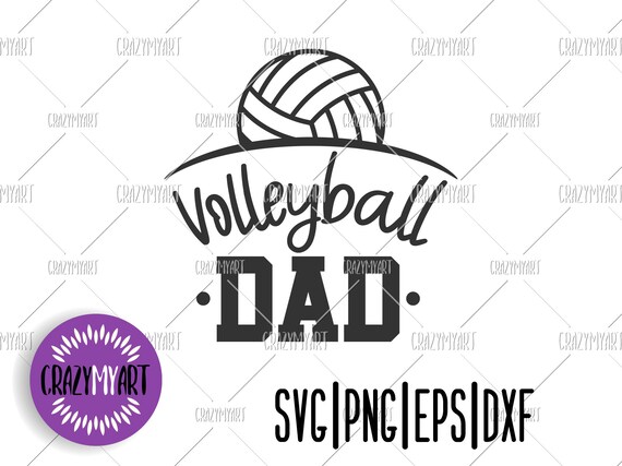 Download Volleyball Dad Svg Volleyball Ball Svg Love Volleyball Svg Etsy