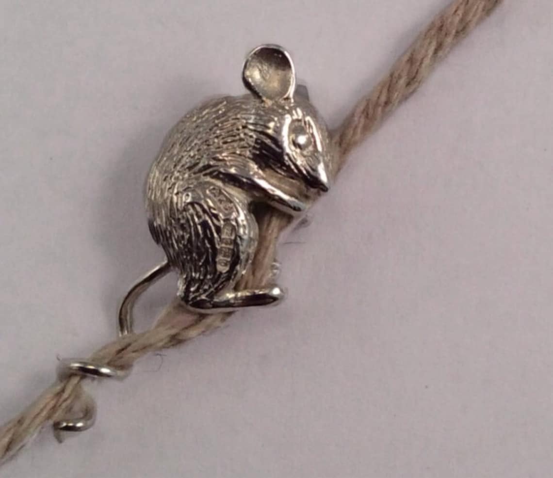 Silver Climbing Mouse Miniature mouse. Cute Climbing mouse Etsy