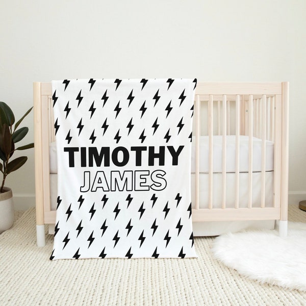 Modern Baby Blanket Etsy