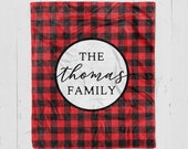 Custom Blanket, Custom Name Blanket, Name Blanket, Gift for Grandparent, Gift for Parents, Family Gift, Gift for Grandma, Newlywed Gift