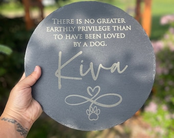 Dog Loss Gift, Dog Memorial Garden Stone, Pet Memorial Gift, In Memory, Dog Pet Loss, Bereavement Gift, Dog Headstone, Cat Memorial