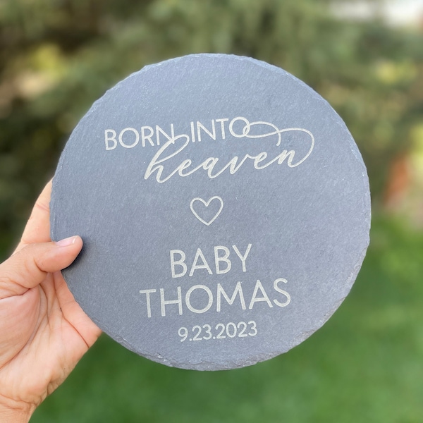 Miscarriage Gift, Infant Loss Memorial, Child Loss Remembrance, Memorial Stone, Memorial garden, Stillborn Loss Gift, grave marker