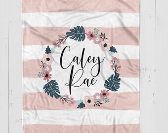etsy baby blankets personalized