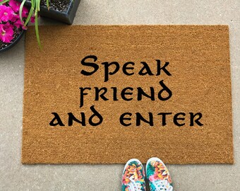 Speak friend and enter | Etsy