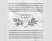 Custom Blanket, Custom Name Blanket, Name Blanket, Gift for Grandparent, Gift for Parents, Family Gift, Gift for Grandma, Newlywed Gift