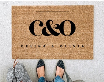 Personalized Doormat-Custom Door Mat-Customized Doormat-Personalized Gift-Custom Gift-Housewarming Gift-Birthday Gift-Welcome Door Mat-dorm