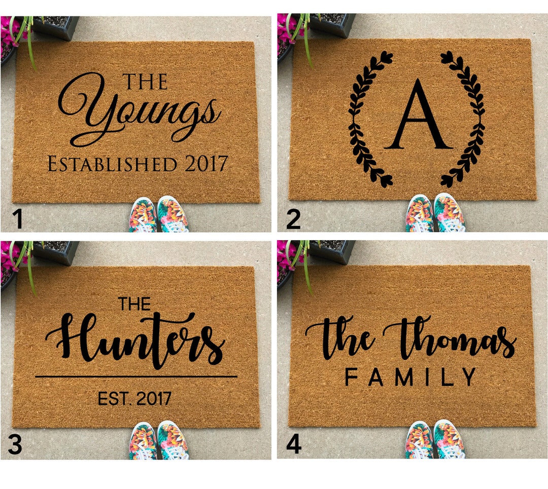 Custom Door Mat Personalized Doormat Door Mat Doormat Etsy Ireland