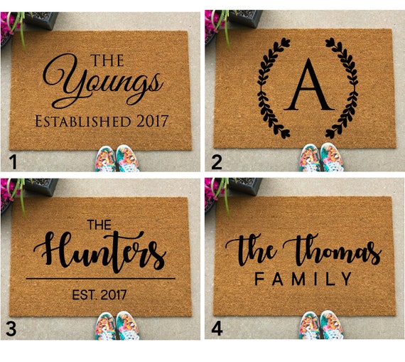 Personalized Door Mats