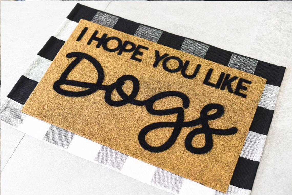 large custom doormat