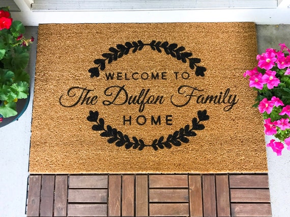 Welcome Mat, Housewarming Gift, New Home Gift, Porch Decor, Outdoor Do —  DecoExchange®