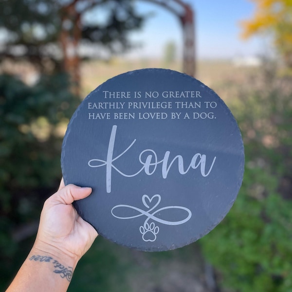 Dog Loss Gift, Dog Memorial Garden Stone, Pet Memorial Gift, In Memory, Dog Pet Loss, Bereavement Gift, Dog Headstone, Cat Memorial