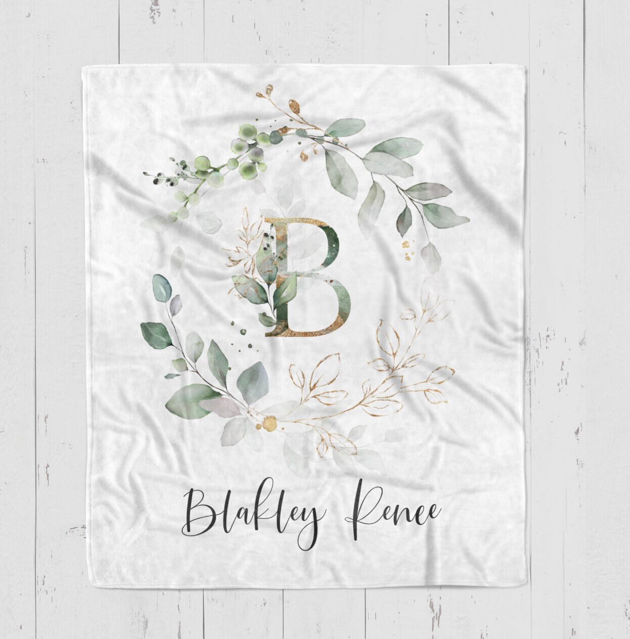 Personalized Baby Blanket Monogrammed Baby Blanket Name Etsy