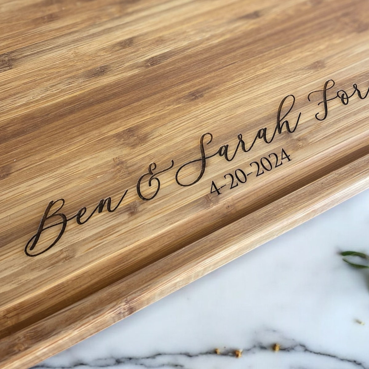 Personalized Cutting Board Wedding Gift, Bamboo Charcuterie Board, Unique Valentines Day Gift, Bridal Shower, Engraved Engagement Present - Etsy