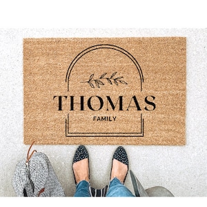 Custom Doormat Closing Gift Housewarming Gift Wedding Gift Custom Doormat Anniversary Gift Personalized Doormat Door Mat welcome mat