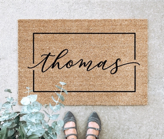 Housewarming Gift Entry Way Coir Mat Last Name Doormat Household Customized Doormat Home Decor Personalized Family Name Rug Housewarming Gift Entry Way Coir Mat Last Name Doormat Household Customized Doormat Home Decor Personalized Family Name Rug