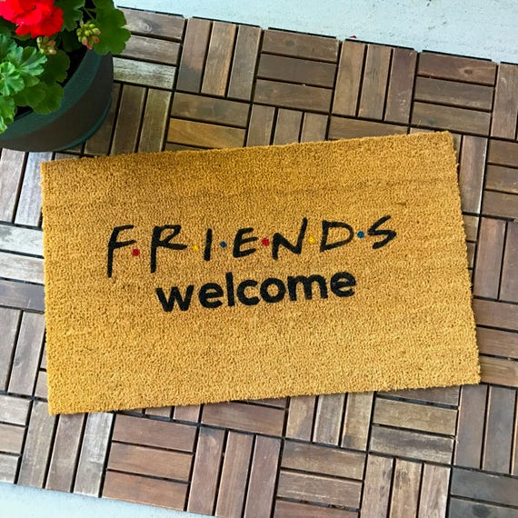 unique welcome mat half moon image friends tv show gifts gift welcome mat unique etsy unique welcome mat half moon image friends tv show gifts gift welcome mat unique etsy