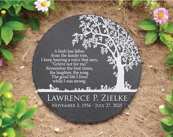 custom memorial gift: garden stone