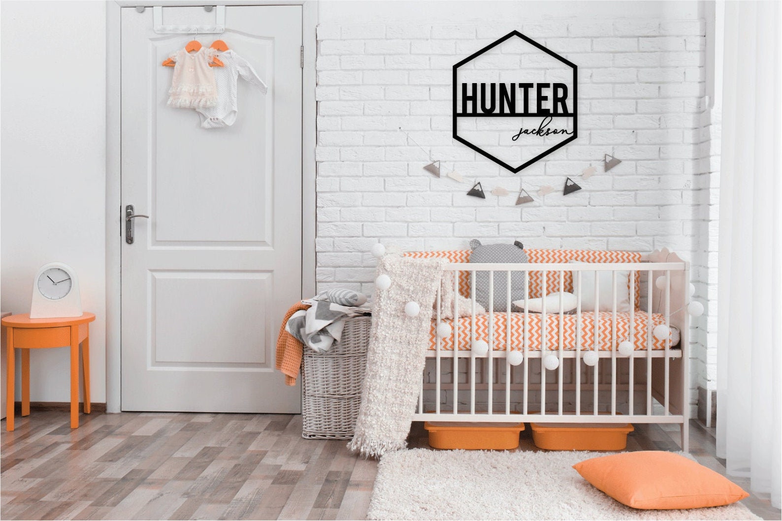 Boy Name Sign, Custom Wooden Name Sign, Nursery Name Sign, Backdrop ...