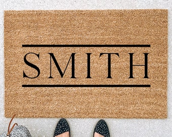 Welcome Mat, Custom Doormat, Housewarming Gift, Wedding Gift, Gift for couples, Anniversary Gift, Personalized Doormat, Door Mat