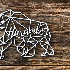 Personalized Horse Christmas Ornament, Laser Cut Wood Ornament, Customized Ornament, Christmas Ornament, Geometric Shaped Animal, Unique image 4