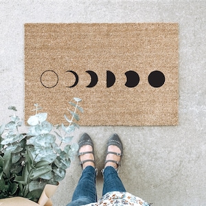 Moon Phases Doormat, Astronomy gift, Housewarming Gift, Astrology Gift, Moon Doormat, Anniversary Gift, Doormat, Door Mat, celestial, phase