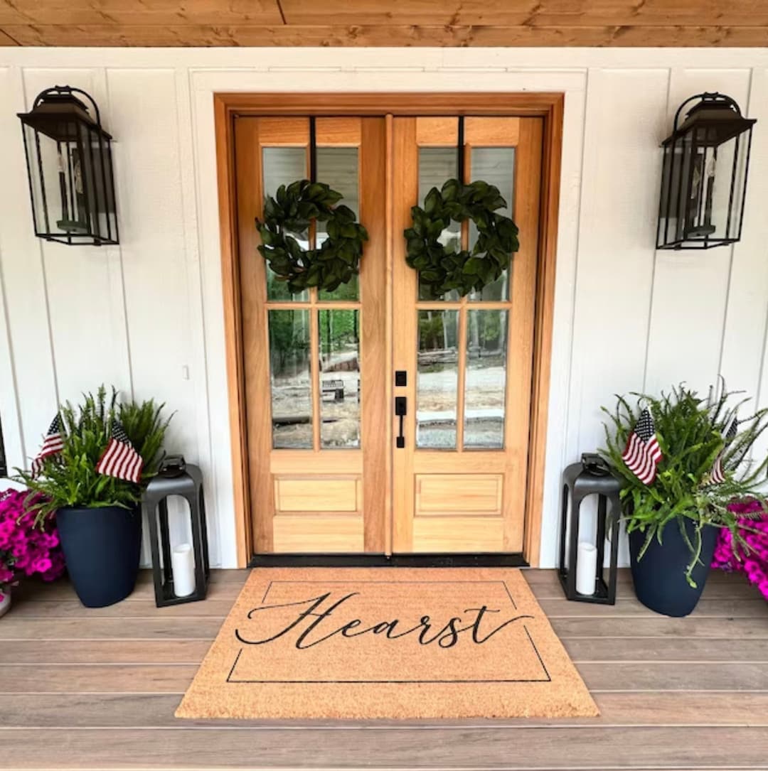 XLARGE Double Door Doormat, Customized Coir Doormat, Extra Long Doormat, Extra Large Doormat