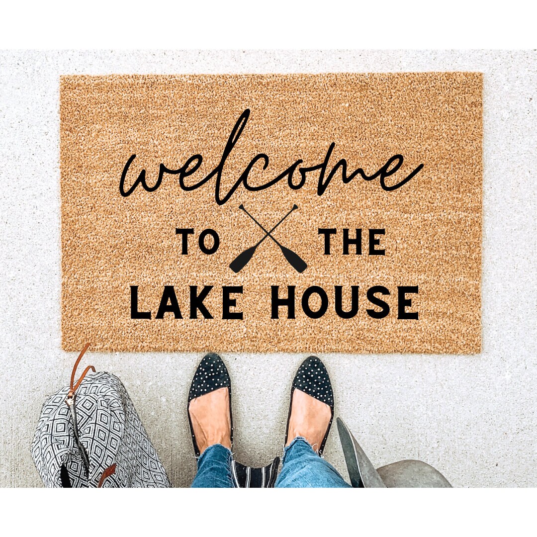 to the Lake House, Lake House Doormat, Lake House Mat