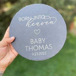Miscarriage Gift, Infant Loss Memorial, Child Loss Remembrance, Memorial Stone, Memorial garden, Stillborn Loss Gift, grave marker