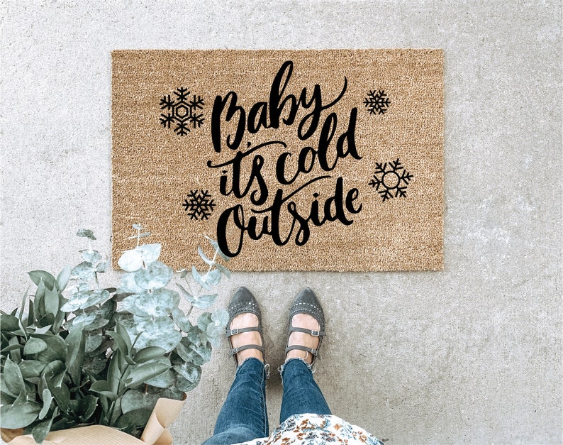 BlackButterflySigns Dear Santa Coir Doormat - Thumbnail 2