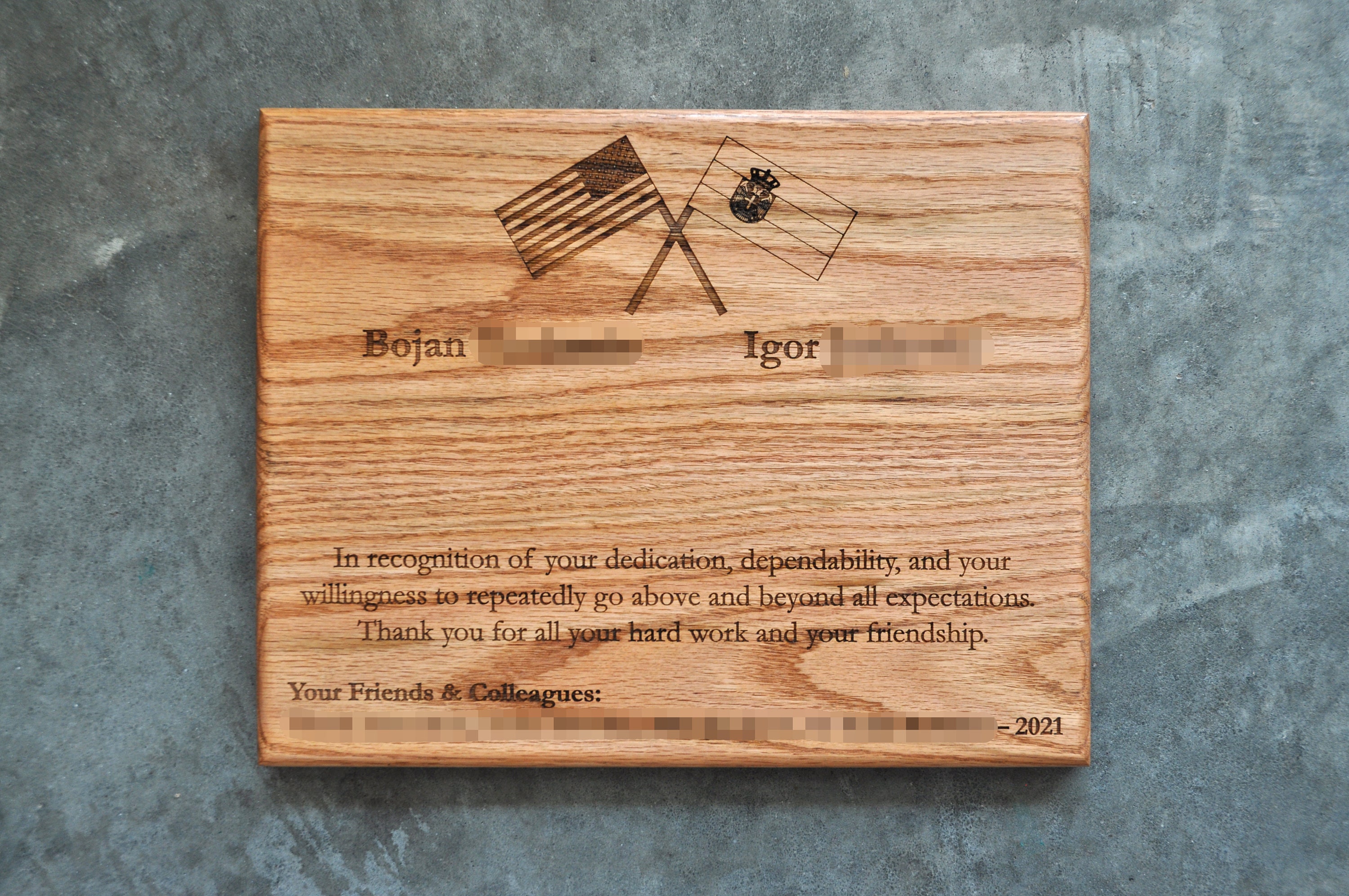 Military Going Away Plaque Etsy