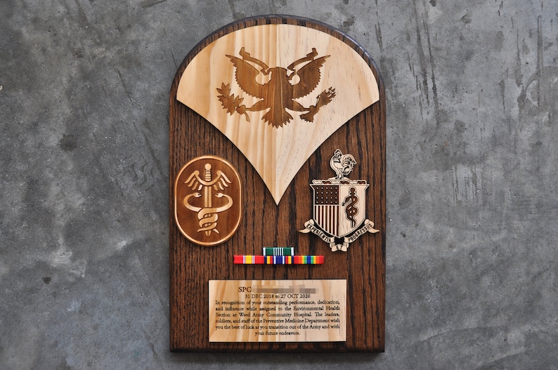 Army Going Away Plaque Wording Examples 3 Army Going Away Plaque Etsy
