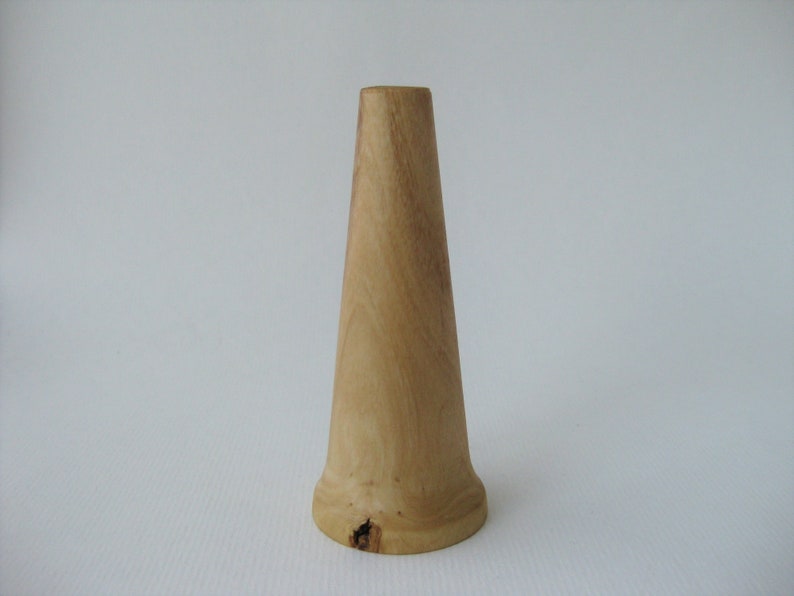 wood gift ring tree wooden ring cone jewelry display Olive wood ring cone housewarming gift home decor gift for her handmade
