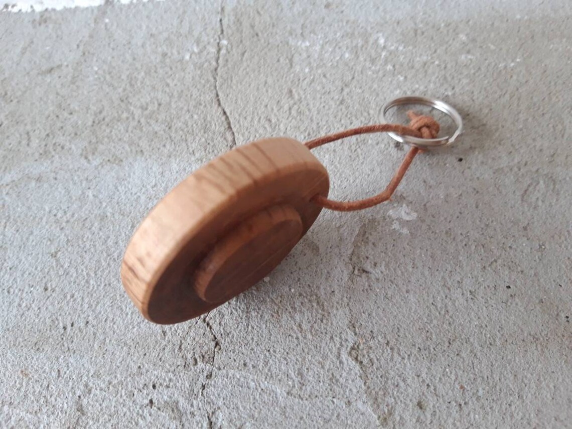 Wooden Keychain Holly Oak Wood Keychain Wood Key Ring Wood Etsy Israel