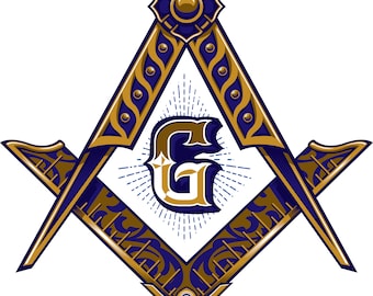 Freemason Logo, masonic SVG, mason square & compass, Freemason lodge emblem for svg t-shirt eps pdf png download