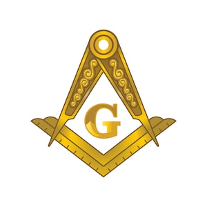Freemason Logo, masonic SVG, mason square & compass, Freemason lodge emblem for svg t-shirt eps pdf png download