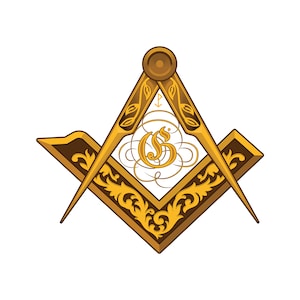 Freemason Logo, masonic SVG, mason square & compass, Freemason lodge emblem for svg t-shirt eps pdf png download