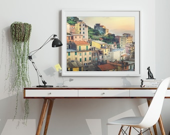 European Travel Photography, Cinque Terre, Italy, Instant Download, Digital File, Printable Art, No.41