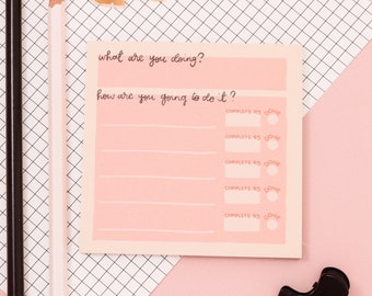 Memo Pad - Break It Down, Organised, To Do List