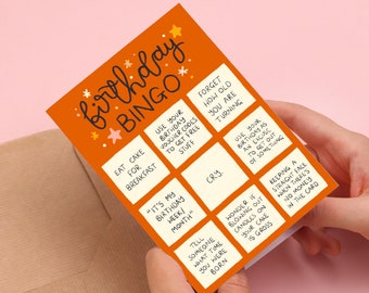 Birthday Bingo - Greeting Card