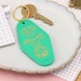 The Introvert Social Club - Motel Keychain - Green - Etsy