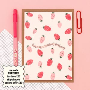 Have The Sweetest Birthday - Niedliche Grußkarte