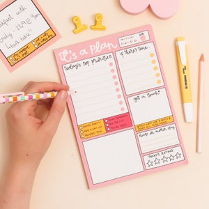 A5 Notepad - Daily Planner - It's A Plan