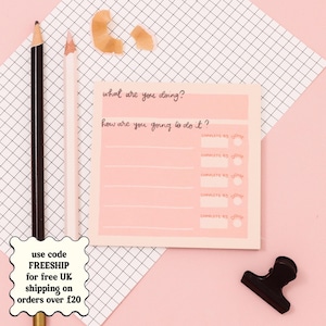 Memo Pad - Break It Down, Organised, To Do List