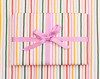 Gift Wrap - Picnic Stripe