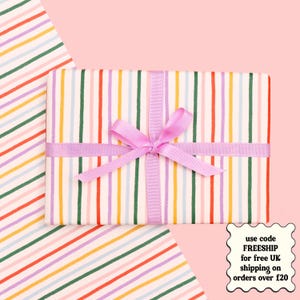 Gift Wrap - Picnic Stripe