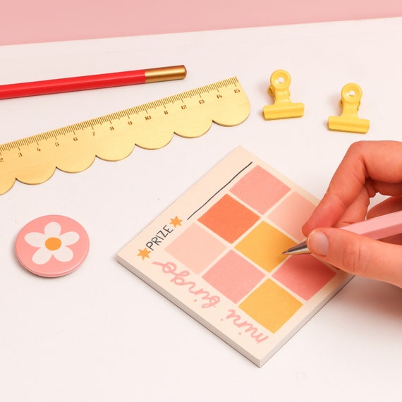 Mini Bingo To Do List - Square Game Notepad