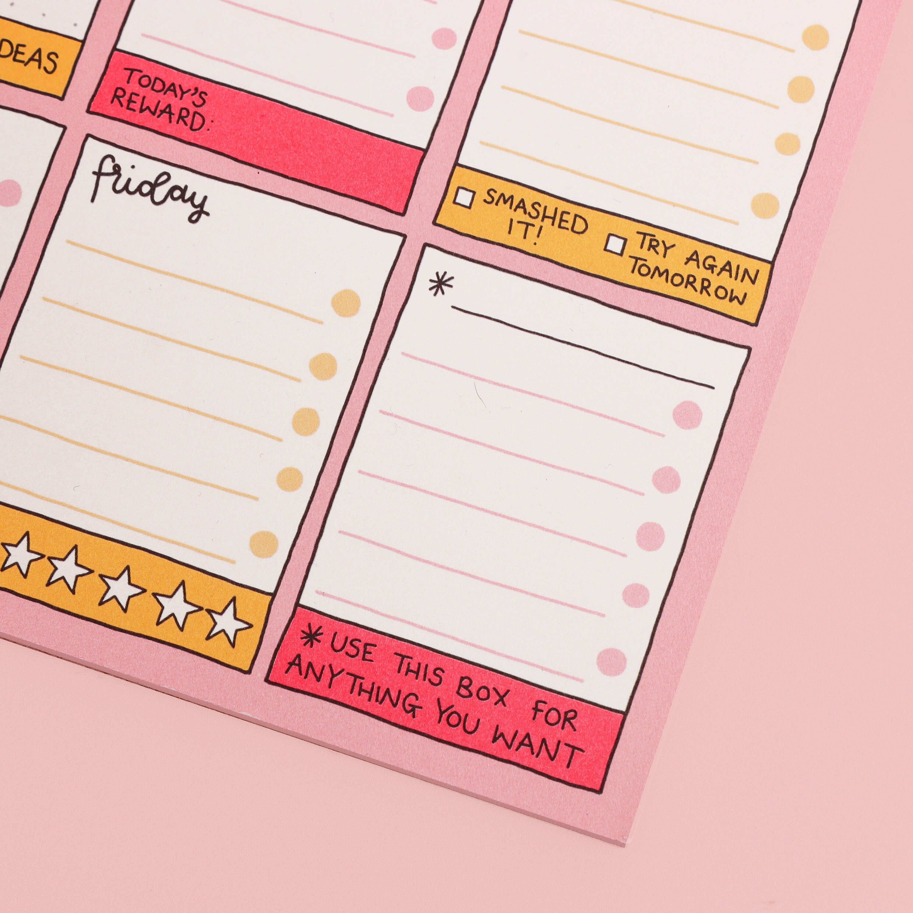 A5 Notepad - Weekly Planner - Let's Get Busy - Etsy